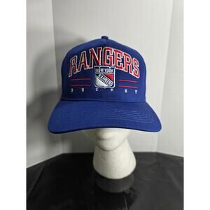 New York Rangers NHL '47 Blue Roscoe Hitch Adjustable Snapback Hat